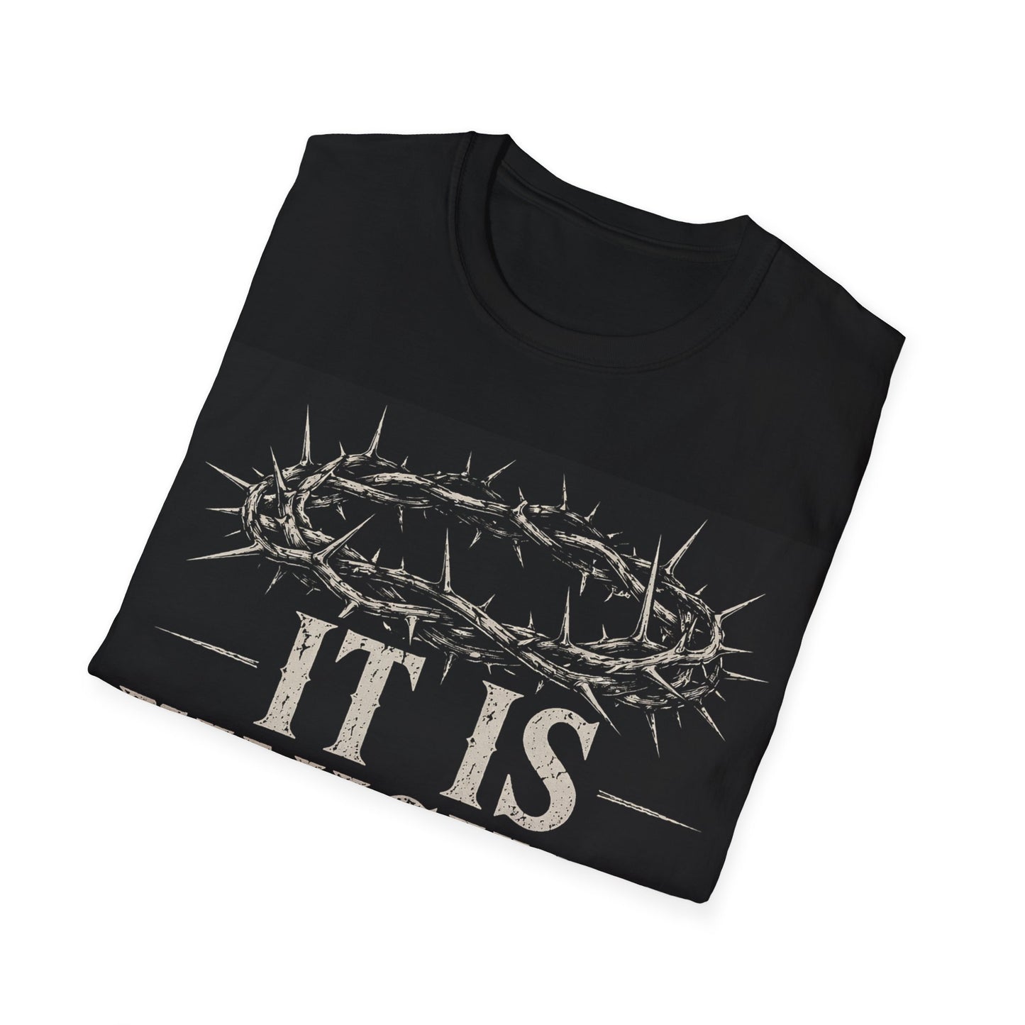 It Is Finished T-Shirt — John 19:30 Christian Faith Tee